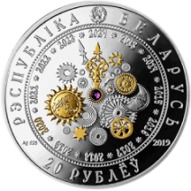 現貨 - 2019白俄羅斯-生肖-鼠年(2020)-1盎司銀幣