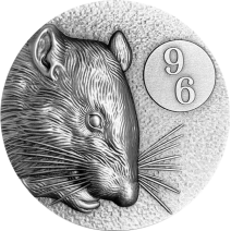 現貨 - 2020紐埃-96系列-生肖-鼠年-2盎司銀幣