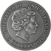 現貨 - 2020紐埃-琥珀-聖甲蟲-2盎司銀幣
