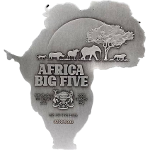 現貨 - 2021查德-大五-非洲造型-1盎司銀幣