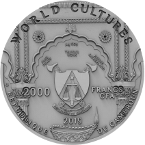 現貨 - 2019喀麥隆-世界文化系列-象頭神-2盎司銀幣
