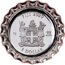 現貨 - 2018~2020斐濟-可口可樂瓶蓋造型-6克銀幣-世界版-全套-11枚