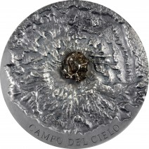 現貨 - 2018查德-隕石藝術系列-阿根廷鎳鐵隕石-5盎司銀幣