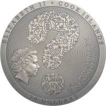 現貨 - 2020庫克群島-考古與象徵主義系列-埃及-丹達臘黃道帶-3盎司銀幣