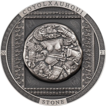 現貨 - 2021蒙古-考古與象徵主義系列-科約爾沙赫基之石(仿古版)-3盎司銀幣