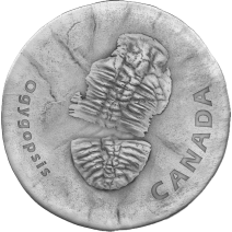 現貨 - 2017加拿大-化石系列-三葉蟲-1盎司銀幣