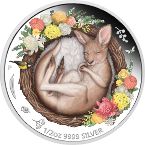預購(限已確認者下單) - 2021澳洲伯斯-夢想中的下沉-袋鼠-1/2盎司銀幣