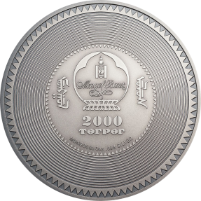 現貨 - 2019蒙古-考古與象徵主義系列-時輪金剛壇城-3盎司銀幣