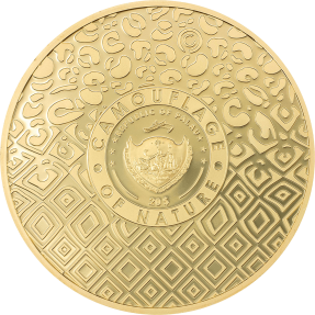 現貨 - 2024帛琉-自然偽裝系列-豹-鍍金版-5盎司銀幣