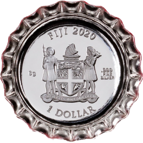 現貨 - 2020斐濟-可口可樂瓶蓋造型(斯里蘭卡版)-6克銀幣
