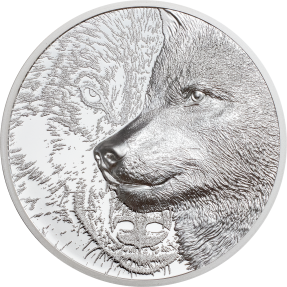 預購(限已確認者下單) - 2021蒙古-神秘狼-1盎司銀幣