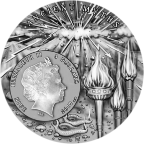 現貨 - 2019紐埃-古代神話系列-普羅米修斯-2盎司銀幣