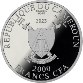 現貨 - 2023喀麥隆-阿努比斯-2盎司銀幣