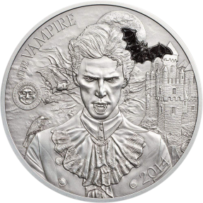 現貨 - 2014帛琉-神話人物系列-吸血鬼-2盎司銀幣(第二枚)