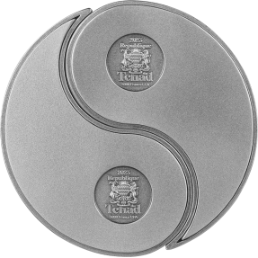 預購(即將到貨) - 2023查德-陰陽龍鳳-仿古版-(1盎司銀+2.25盎司銅)銀幣(2枚組)
