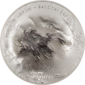 預購(確定有貨)(原廠已售罄) - 2022庫克群島-7頂峰系列-文森山-5盎司銀幣