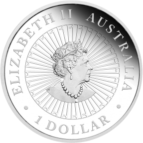 現貨(原廠熱銷售罄)(熱銷款) - 2022澳洲伯斯-藍雲母-南方大陸-1盎司銀幣