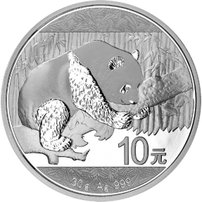 現貨 - 2016中國-熊貓-30克銀幣(原廠整版15枚)