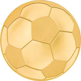 現貨 - 帛琉-足球-造型-0.5克金幣