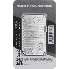 現貨 - Nadir-1盎司銀條(卡裝)