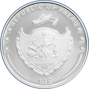 現貨 - 2020帛琉-我們的地球-生態系統系列-北極-2盎司銀幣