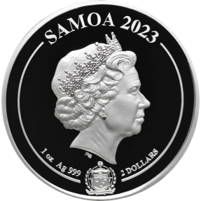 現貨 - 2023薩摩亞-金鵰-1盎司銀幣(普鑄)
