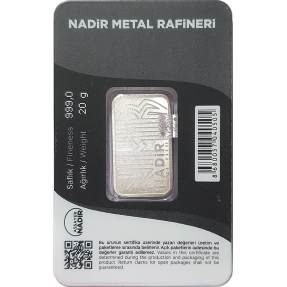 現貨 - Nadir-20克銀條(卡裝)