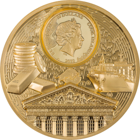 現貨 - 2022庫克群島-時光飛逝系列-貿易使世界發展-鍍金版-2盎司銀幣