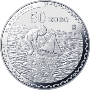預購(限已確認者下單) - 2023西班牙-霍金・索羅亞(海邊漫步)-100週年紀念-168.75克銀幣