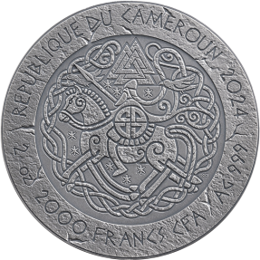 預購(限已確認者下單) - 2024喀麥隆-通往瓦爾哈拉的路-拉格納·洛德布羅克(8~9世紀的維京人領袖)-2盎司銀幣