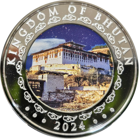 現貨 - 2024不丹-生肖-龍年-1盎司銀幣(精鑄)