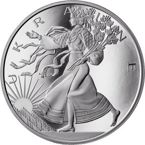 預購(確定有貨) - 2024美國加密貨幣國-烏克蘭的自由女神-1盎司銀幣(內含0.00001比特幣)