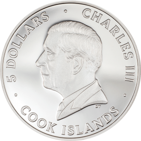 現貨 - 2023庫克群島-字體-科學怪人-1盎司銀幣