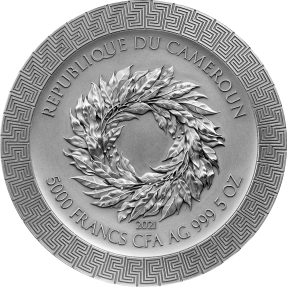 現貨 - 2021喀麥隆-阿波羅與繆思女神們-5盎司銀幣