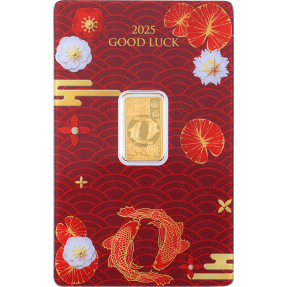 預購(確定有貨) - PAMP-福-錦鯉-2.5克金條