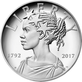 現貨 - 2017美國-美國自由-225週年紀念-1盎司銀幣