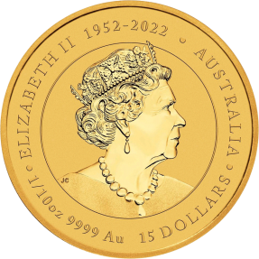 預購(確定有貨) - 2024澳洲伯斯-生肖-龍年-1/10盎司金幣(普鑄)