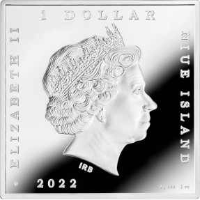 現貨 - 2022紐埃-世界寶藏系列-達文西-蒙娜麗莎-1盎司銀幣