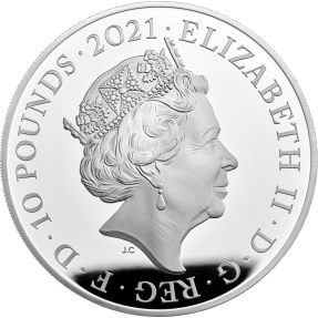 預購(即將到貨) - 2021英國-英女王95歲誕辰-5盎司銀幣