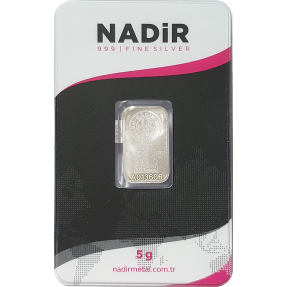 現貨 - Nadir-5克銀條(卡裝)