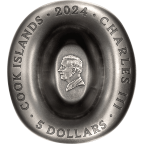 現貨 - 2024庫克群島-牛仔帽-1盎司銀幣
