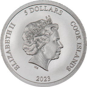 現貨 - 2023庫克群島-斯巴達-0.5克鉑金幣