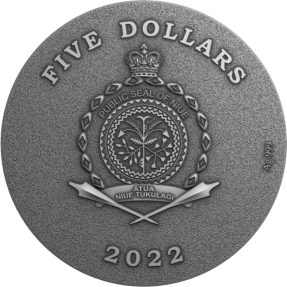 預購(確定有貨) - 2022紐埃-圖坦卡門王墓-2盎司銀幣