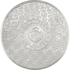 現貨 - 2024帛琉-自然偽裝系列-豹-3盎司銀幣