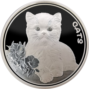 預購(即將到貨) - 2022斐濟-貓-1盎司銀幣(普鑄)