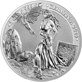 預購(限已確認者下單) - 2023日耳曼尼亞- 女神-2盎司銀幣(普鑄)