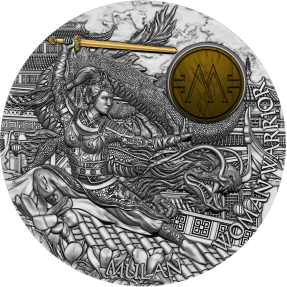 現貨 - 2021紐埃-女勇士系列-花木蘭-2盎司銀幣