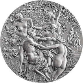 預購(限已確認者下單) - 2023喀麥隆-天體之美系列-寧芙與薩堤爾(法國畫家威廉·阿道夫·布格羅)-5盎司銀幣