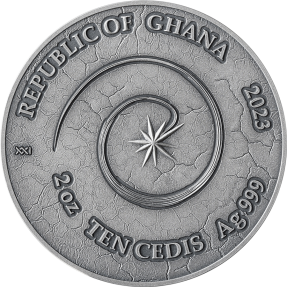 預購(確定有貨) - 2023迦納-火之編年史系列-鳳凰-2盎司銀幣