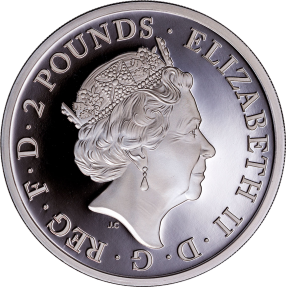 現貨 - 2017英國-大不列顛-20週年紀念-1盎司銀幣(精鑄)